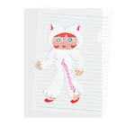 whiteuniva∞lemonchuraの白猫なユニヴァ Clear File Folder