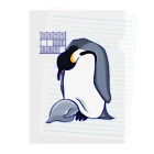 愛棋堂の解説「おっとこれは振り穴ですね」ペンギン編 Clear File Folder