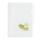 popoのお小遣いのホットドッグ(文字なし) Clear File Folder