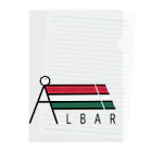 AL BAR / アルバールのAL BAR ロゴシリーズ クリアファイル