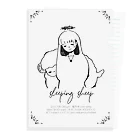 speemのsleeping sheep Clear File Folder