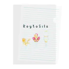 RoytoSilo🐧歌舞伎町 夜パフェ屋のロイトシロドットパフェ。 Clear File Folder