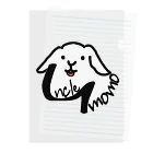 uncle momoの【uncle momo】ロゴ Clear File Folder