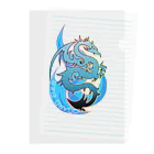 Ａ’ｚｗｏｒｋＳのBLUE DRAGON Clear File Folder