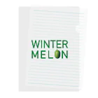 かまだ まゆめのWINTER MELON 冬瓜1 Clear File Folder