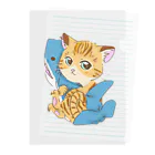 はるる堂のサメ好き猫さん Clear File Folder