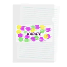 空手好きのチコの空手ドットKARATE Clear File Folder