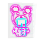 Hurryz HUNGRY BEARのHurryz HUNGRY BEAR ネオンサイン Clear File Folder