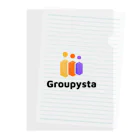 Groupysta公式のGroupysta公式グッズ クリアファイル