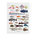 Astrio SUZURI店の深海魚 Clear File Folder