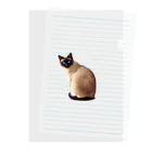 umameshiのネコ / cat クリアファイル