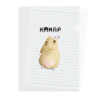 KAMAP ＆ Ricaの【KAMAP】ぎゅっとキンクマハムスター クリアファイル