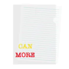 WE CAN DO MOREのWE CAN DO MORE Clear File Folder
