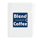 BlendCoffeeのシンプルロゴ クリアファイル