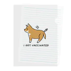 ともえのえ - 柴犬とか動物色々のI GOT VACCINATED Shiba dog Clear File Folder