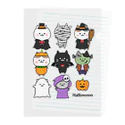 もちぱっちのHalloween🎃ねこさん2 Clear File Folder