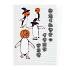 LalaHangeulのハロウィンペンギン Clear File Folder