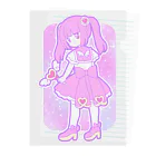 かわいいもののおみせ　いそぎんちゃくのゆめかわ魔法少女ちゃん Clear File Folder