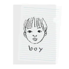 イラストレーター 山口みれいのboy Clear File Folder