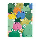 せいだいしおりのかえるの家族 Clear File Folder