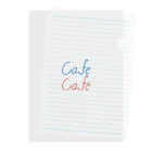 TOGO CAFEのうさちゃんカフェ Clear File Folder