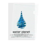 ナグラクラブ デザインのwater planet クリアファイル