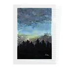 雨音屋の静かな夕べ Clear File Folder