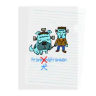 Siderunの館 B2のフラン犬とフランケン Clear File Folder