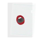 rabbiの【 赤 】 mouth - 口 Clear File Folder