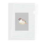 sandwich&applecandiesのsuzume Clear File Folder