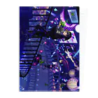 ruribiの電脳都市クリアファイル Clear File Folder