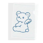 Annaのべべコット（もこもこ） Clear File Folder