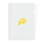 ふゆねこＳＨＯＰのシグ吉くんの食べかけチーズ Clear File Folder