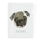 みきぞーん｜保護猫 ミッキー画伯と肉球とおともだちのsasuke Clear File Folder