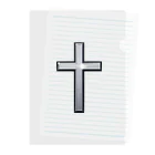 kimchinのメタリックな十字架 Clear File Folder