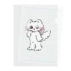 猫のあいさつの猫のウインク Clear File Folder