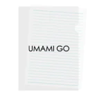 UMAMI GOのUMAMIGO シンプルロゴシリーズ Clear File Folder