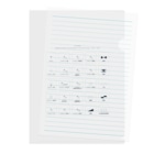 NavynotE STOREの図記号 Outlet・Board Clear File Folder