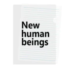 アメリカンベース  GG57の新人類　新しき人間　New human beings Clear File Folder