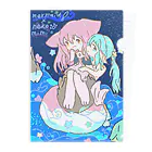 オエカキきつねの人魚×猫耳 Clear File Folder