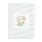 girls girls girlsのhiding girl Clear File Folder