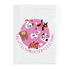 SU-KUのうまひつじさるとりいぬい Clear File Folder