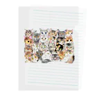 猫カフェにあにゃあグッズショップの猫カフェにあにゃあの愉快な仲間達 Clear File Folder