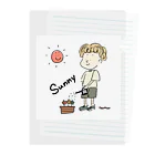 しゅわしゅわくらげのSunny day Clear File Folder