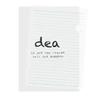 dea official shopのdea official shop Clear File Folder