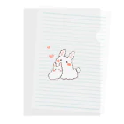 K.momokoのうさうし親子(うさぎのウミウシ) Clear File Folder