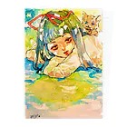 ✒️三和月 ぱむ🖌の月の子 Clear File Folder