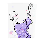 Jojo Yan | A Fashion Illustratorのバレリーナ Clear File Folder