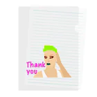 RainbowTokyoのThank you  Clear File Folder