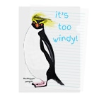 LalaHangeulのRockhopper penguin　(イワトビペンギン) Clear File Folder